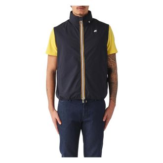 K-Way K-Way, Vests, male, Blue, Size: 2XL Valen Stretch Dot Vest