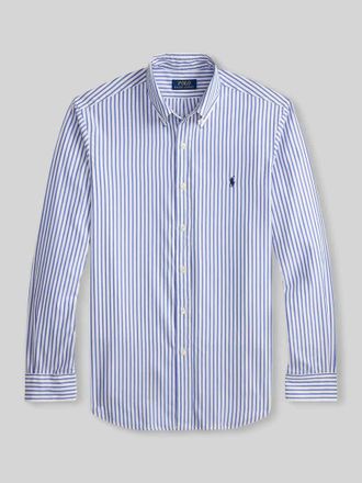 Polo Ralph Lauren Custom Fit Freizeithemd aus reiner Baumwolle in Blau, Gr&ouml;&szlig;e S