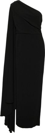 Solace London DARIA Maxi Dress - women - Polyester - 10 - Black