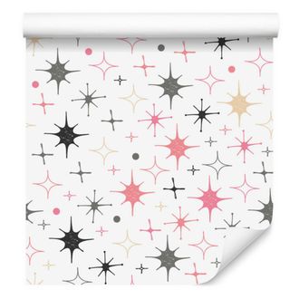 OEM Carta Da Parati Con Stelle Colorate Per Soggiorno E Camera Da Letto, 50x1000 Cm