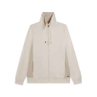 Freddy Felpa donna full-zip collo alto con inserti m&eacute;lange lurex
