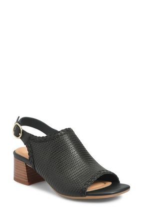 S&ouml;fft Lois Slingback Sandal in Black at Nordstrom, Size 6.5