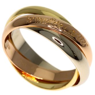 Cartier Trinity Yellow Gold (18K) Pink Gold (18K) White Gold (18K) Band Ring (Pre-Owned)