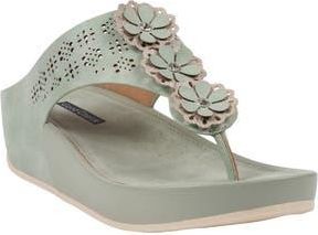 Good Choice Shoes Rana Wedge Sandal in Sage at Nordstrom Rack, Size 9.5