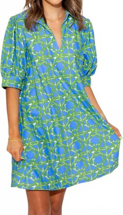 Jude Connally Emerson Dress In Bamboo Pattern