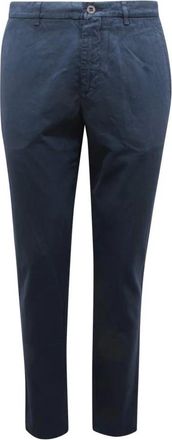 Etro Italiaanse Stijl Broek - Heren - Chinos - Blauw - S - Katoen - Broeken