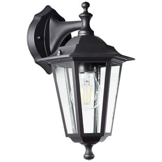 Brilliant Brillante Aplique Exterior Carleen Negro Suspendido 1x A60, E27, 60w, Apto Para L&aacute;mparas Normales (no Incluidas)