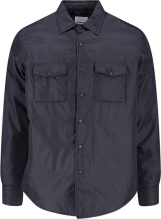 Aspesi Nylon Shirt Jacket - Black