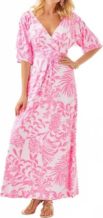 Lilly Pulitzer Parigi Maxi Dress In Rousseau Pink Glisten In The Sun