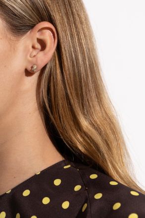 Kate Spade New York Earrings With Shimmering Crystals, Womens, Gold
