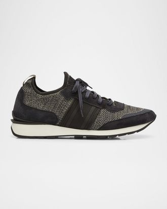Brioni Men & apos;s Knit Runner Sneakers