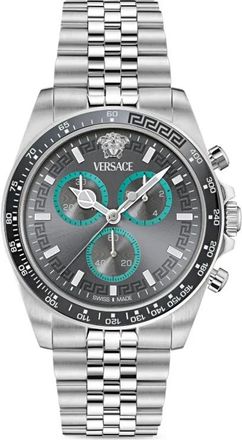 Versace Greca Chrono 43mm - Argento