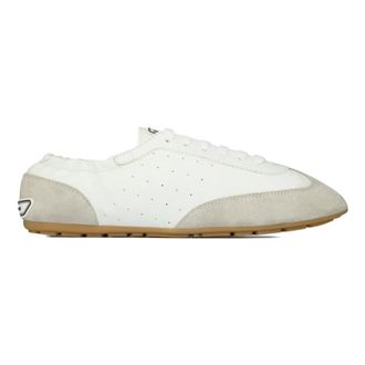Saint Laurent Schoenen, Heren, Wit, 43 EU, Leer, Lewis Low-top Sneakers
