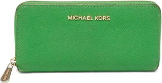 Michael Kors Portafoglio in pelle con zip - Verde