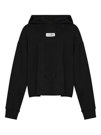 Maison Margiela Logo Cotton Hoodie-Donna