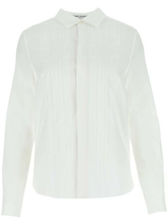 Saint Laurent poplin shirt - White