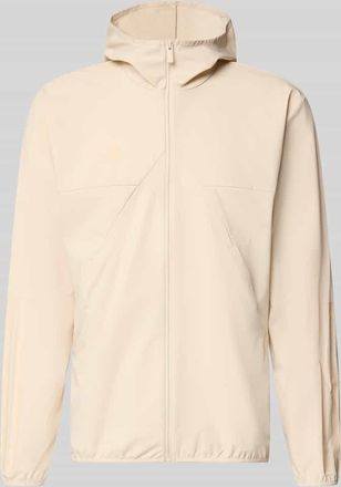 adidas Trainingsjacke mit Kapuze in Beige, Gr&ouml;&szlig;e XXL