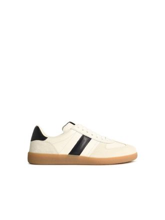 Tom Ford Archer White Suede Sneakers