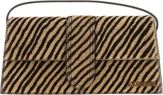 Jacquemus Le Bambino Long Zebra Pony-Effect Leather Shoulder Bag