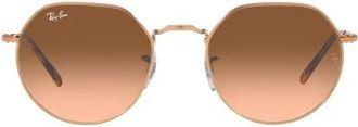 Ray-Ban Metalen Zonnebril - Heren - Zonnebrillen - Rood - 51 MM - Accessoires