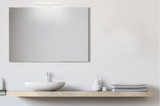 San Marco San Marco - Specchio 90x60 Cm Reversibile Con Lampada Led Premium