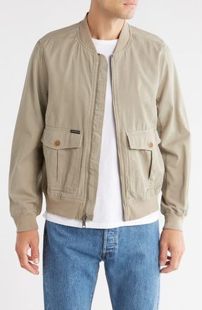 Lucky Brand Cotton Twill Utility Bomber Jacket in Laurel Oak at Nordstrom Rack, Size Xx-Large