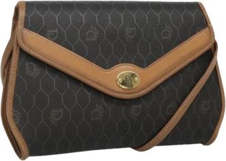 Dior Pre-owned Plastic Schoudertas - Dames - Vintage Schoudertas - Zwart - ONE Size - Leer - Vintage