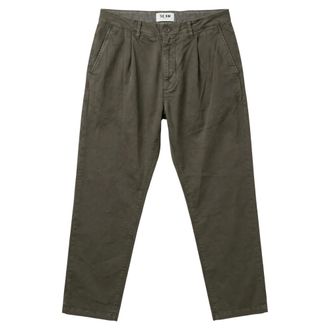 THE.NIM The.nim - Chino Carrot Pince Loose Fit - Heren - Broeken - Groen - Maat: W35 Katoen