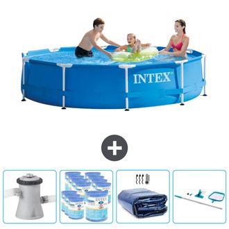 Intex Piscina Con Estructura Redonda - 305x76 Cm - 7-piezas Scb90