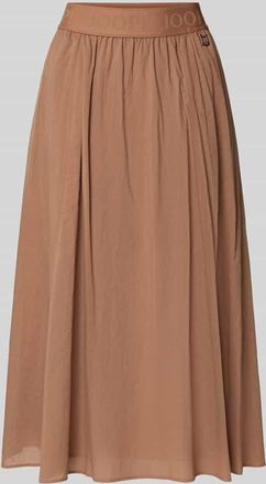 Joop Midirock mit elastischem Logo-Bund in Hazel, Gr&ouml;&szlig;e 34