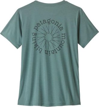 Patagonia Cap Cool Daily Shirt Spoke Stencil Funktionsshirt f&uuml;r Damen | t&uuml;rkis