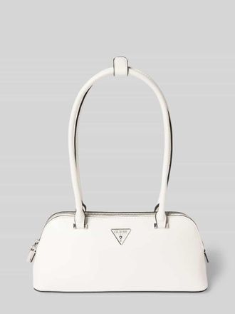 Guess Handtasche mit Label-Applikation Modell ARNELA in Offwhite, Gr&ouml;&szlig;e 1