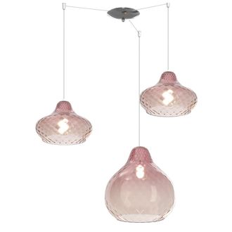 Top-Light Lampadario Vetro Colorato Top Light Dress 1191 Cr S3 Smix Ru E27 Led Lampada Soffitto Moderna