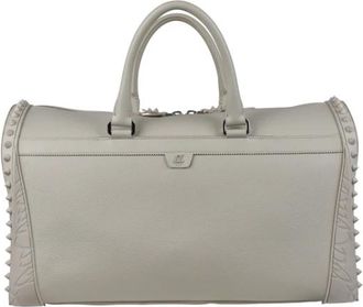 Christian Louboutin Sneakender Travel Bag - Heren - Weekendtassen - Wit - ONE Size - Leer - Tassen
