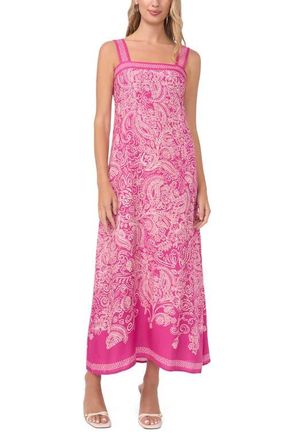 Vince Camuto Paisley Sundress in Wild Petunia at Nordstrom, Size X-Small
