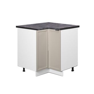 Vicco Armario De Esquina Fame-line, Grisbeige, 80.5 Cm, Et Antracita
