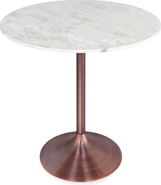 Simpli Home Osborne 36X36in Round Contemporary Dining Table