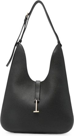 Tom Ford Kara Medium Hobo - Dames - Schoudertassen - Zwart - ONE Size - Leer - Tassen