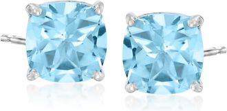 Ross-Simons Sky Blue Topaz Stud Earrings in Sterling Silver