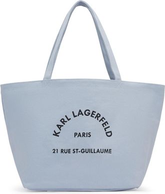 Karl Lagerfeld Borsa tote Rue St-Guillaume - Blu