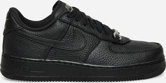 Nike Air Force 1 Low Retro Premium Sneakers Black / Metallic Silver