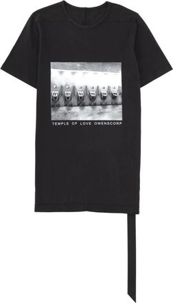 Rick Owens Level T T-shirt - Heren - T-shirts - Zwart - M - Tops