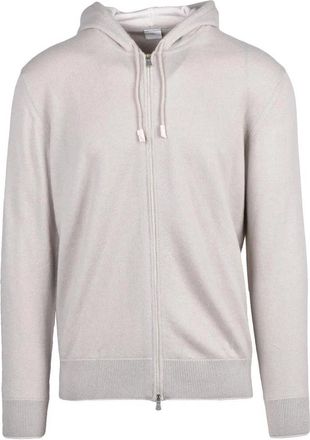 Eleventy Zip Cardigan Cashmere - Beige