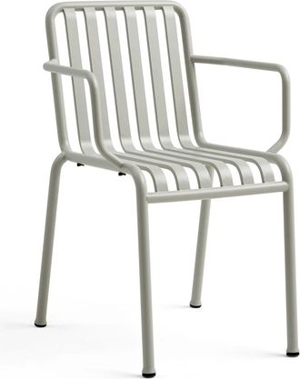 HAY Palissade Armlehnenstuhl, hellgrau