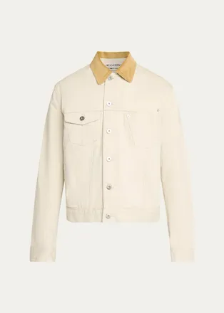 J.W.Anderson Mens Twill Cotton Jacket