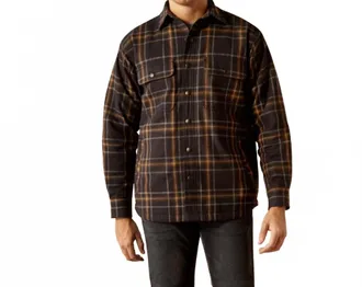 Ariat Hawthorn Retro Shirt Jacket In Black