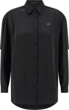 Moncler Black Polyester Womens Blouse