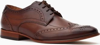 base Mens Barbera Mens Lace Up Brogues - Brown - Size: 12
