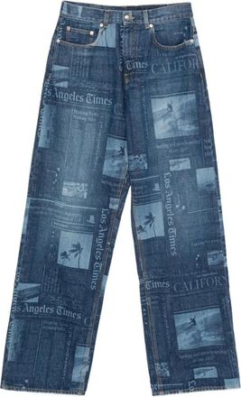 Palm Angels Stylish Jeans with Unique Design