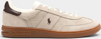 Polo Ralph Lauren Mens Bedford greige sneakers Men